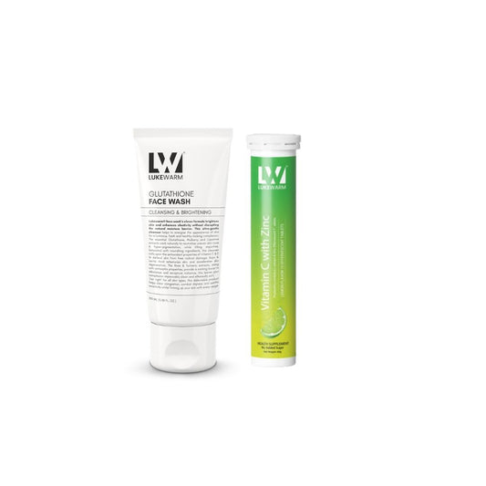 Lukewarm Face Wash & Vitamin C with Zinc Effervescent Combo