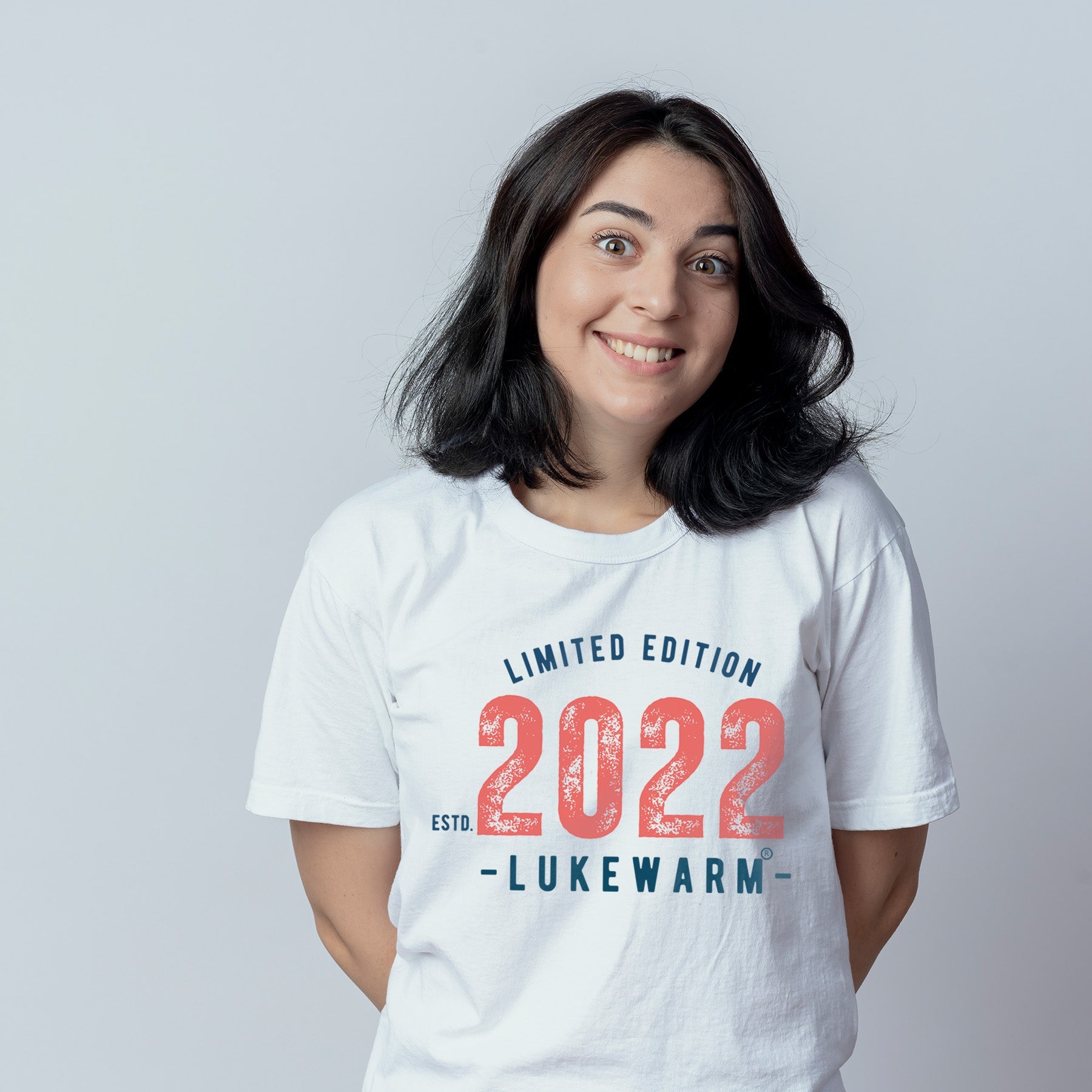Lukewarm White Round Neck T-shirt - Women - Effortless Style - Lukewarm